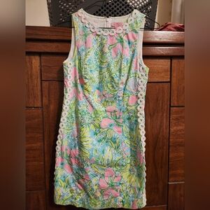Lilly Pulitzer Coconut Jungle Mila Shift Dress Size 00
